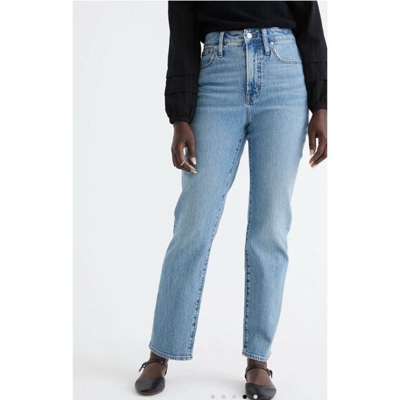 Madewell The Curvy Perfect Vintage Straight Jean in Hoye Wash Size 29 - Picture 1 of 9